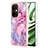 Custodia Silicone Gel Morbida Fantasia Modello Cover Y07B per OnePlus Nord CE 3 5G Lavanda