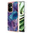 Custodia Silicone Gel Morbida Fantasia Modello Cover Y07B per OnePlus Nord CE 3 Lite 5G Viola