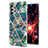 Custodia Silicone Gel Morbida Fantasia Modello Cover Y07B per Samsung Galaxy A32 4G Verde Notte