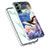 Custodia Silicone Gel Morbida Fantasia Modello Cover Y07B per Samsung Galaxy S21 5G Marrone