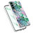Custodia Silicone Gel Morbida Fantasia Modello Cover Y07B per Samsung Galaxy S21 5G Multicolore