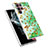 Custodia Silicone Gel Morbida Fantasia Modello Cover Y07B per Samsung Galaxy S21 Ultra 5G Verde