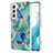 Custodia Silicone Gel Morbida Fantasia Modello Cover Y08B per Samsung Galaxy S23 5G Verde