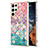 Custodia Silicone Gel Morbida Fantasia Modello Cover Y10B per Samsung Galaxy S21 Ultra 5G Multicolore