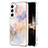 Custodia Silicone Gel Morbida Fantasia Modello Cover Y10B per Samsung Galaxy S24 5G Rosa