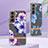 Custodia Silicone Gel Morbida Fantasia Modello Cover Y12B per Samsung Galaxy S22 Plus 5G