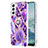 Custodia Silicone Gel Morbida Fantasia Modello Cover Y13B per Samsung Galaxy S21 5G