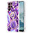 Custodia Silicone Gel Morbida Fantasia Modello Cover Y13B per Samsung Galaxy S22 Ultra 5G