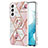 Custodia Silicone Gel Morbida Fantasia Modello Cover Y14B per Samsung Galaxy S21 5G