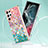 Custodia Silicone Gel Morbida Fantasia Modello Cover Y15B per Samsung Galaxy S21 Ultra 5G