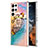 Custodia Silicone Gel Morbida Fantasia Modello Cover Y15B per Samsung Galaxy S22 Ultra 5G Colorato