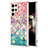 Custodia Silicone Gel Morbida Fantasia Modello Cover Y15B per Samsung Galaxy S24 Ultra 5G Multicolore