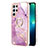 Custodia Silicone Gel Morbida Fantasia Modello Cover Y16B per Samsung Galaxy S21 Ultra 5G