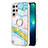 Custodia Silicone Gel Morbida Fantasia Modello Cover Y16B per Samsung Galaxy S22 Ultra 5G