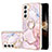 Custodia Silicone Gel Morbida Fantasia Modello Cover Y16B per Samsung Galaxy S24 Plus 5G Rosa