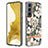 Custodia Silicone Gel Morbida Fantasia Modello Cover Y17B per Samsung Galaxy S23 Plus 5G Bianco