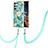 Custodia Silicone Gel Morbida Fantasia Modello Cover Y19B per Samsung Galaxy S21 Ultra 5G Verde