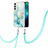 Custodia Silicone Gel Morbida Fantasia Modello Cover Y21B per Samsung Galaxy S22 Plus 5G Verde