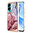 Custodia Silicone Gel Morbida Fantasia Modello Cover YB1 per Huawei Honor 90 Lite 5G Lavanda