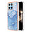 Custodia Silicone Gel Morbida Fantasia Modello Cover YB1 per Huawei Honor X8b Blu