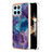 Custodia Silicone Gel Morbida Fantasia Modello Cover YB1 per Huawei Honor X8b Viola