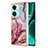 Custodia Silicone Gel Morbida Fantasia Modello Cover YB1 per OnePlus Nord CE 3 5G Lavanda