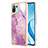 Custodia Silicone Gel Morbida Fantasia Modello Cover YB1 per Xiaomi Mi 11 Lite 4G Lavanda