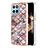 Custodia Silicone Gel Morbida Fantasia Modello Cover YB3 per Huawei Honor X8b Marrone
