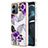 Custodia Silicone Gel Morbida Fantasia Modello Cover YB3 per Motorola Moto G14 Viola