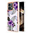 Custodia Silicone Gel Morbida Fantasia Modello Cover YB3 per Motorola Moto G84 5G Viola