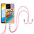 Custodia Silicone Gel Morbida Fantasia Modello Cover YB3 per Xiaomi Redmi 10 India Multicolore