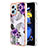 Custodia Silicone Gel Morbida Fantasia Modello Cover YB3 per Xiaomi Redmi K50i 5G Viola