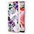 Custodia Silicone Gel Morbida Fantasia Modello Cover YB3 per Xiaomi Redmi Note 12 4G Viola