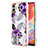 Custodia Silicone Gel Morbida Fantasia Modello Cover YB4 per Samsung Galaxy M04