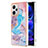 Custodia Silicone Gel Morbida Fantasia Modello Cover YB4 per Xiaomi Redmi Note 12 Pro+ Plus 5G Blu