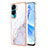 Custodia Silicone Gel Morbida Fantasia Modello Cover YB5 per Huawei Honor 90 Lite 5G Bianco