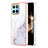 Custodia Silicone Gel Morbida Fantasia Modello Cover YB5 per Huawei Honor X8b Bianco