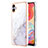 Custodia Silicone Gel Morbida Fantasia Modello Cover YB5 per Samsung Galaxy A04 4G Bianco