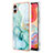 Custodia Silicone Gel Morbida Fantasia Modello Cover YB5 per Samsung Galaxy A04E Verde