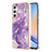 Custodia Silicone Gel Morbida Fantasia Modello Cover YB5 per Samsung Galaxy A25 5G Viola