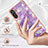 Custodia Silicone Gel Morbida Fantasia Modello Cover YB5 per Samsung Galaxy Quantum4 5G