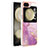 Custodia Silicone Gel Morbida Fantasia Modello Cover YB5 per Samsung Galaxy Z Flip5 5G Lavanda