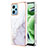 Custodia Silicone Gel Morbida Fantasia Modello Cover YB5 per Xiaomi Redmi Note 12 5G Bianco