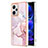 Custodia Silicone Gel Morbida Fantasia Modello Cover YB5 per Xiaomi Redmi Note 12 Explorer Rosa