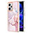 Custodia Silicone Gel Morbida Fantasia Modello Cover YB5 per Xiaomi Redmi Note 12 Pro+ Plus 5G Rosa