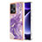 Custodia Silicone Gel Morbida Fantasia Modello Cover YB5 per Xiaomi Redmi Note 12 Turbo 5G Viola