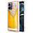 Custodia Silicone Gel Morbida Fantasia Modello Cover YB6 per Motorola Moto G14 Giallo