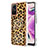 Custodia Silicone Gel Morbida Fantasia Modello Cover YB6 per Xiaomi Redmi Note 12S Marrone