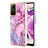 Custodia Silicone Gel Morbida Fantasia Modello Cover YB7 per Xiaomi Redmi Note 12S Lavanda