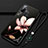 Custodia Silicone Gel Morbida Fiori Cover A01 per Oppo A33 Marrone